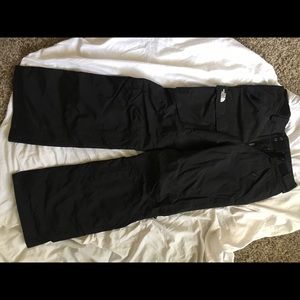 North face snow pants black Tall